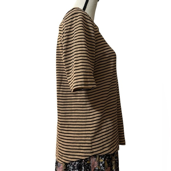 Eileen Fisher Organic Cotton Short Sleeve Tee Shirt Sz. XS Sz. Small - Picture 6 of 10